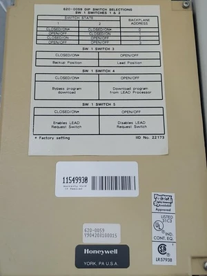 USED Honeywell 620-0059