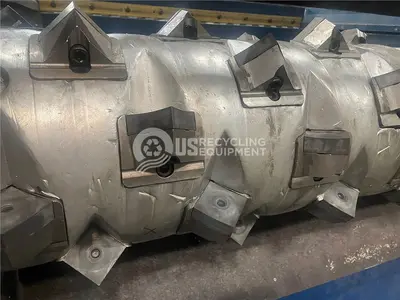 USED 2007 WEIMA WLK15 FILM & FIBER SINGLE SHAFT SHREDDER