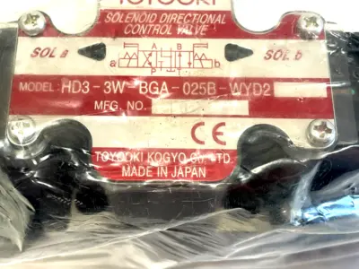 NEW TOYOOKI HD3-3W-BGA-025B-WYD2 SOLENOID VALVE HD33WBGA025BWYD2