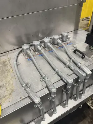 2021 MIDBROOK 250 Wash Rinse Blow-Off Rotary Drum Washer | Benchmark Machine Tools (14)