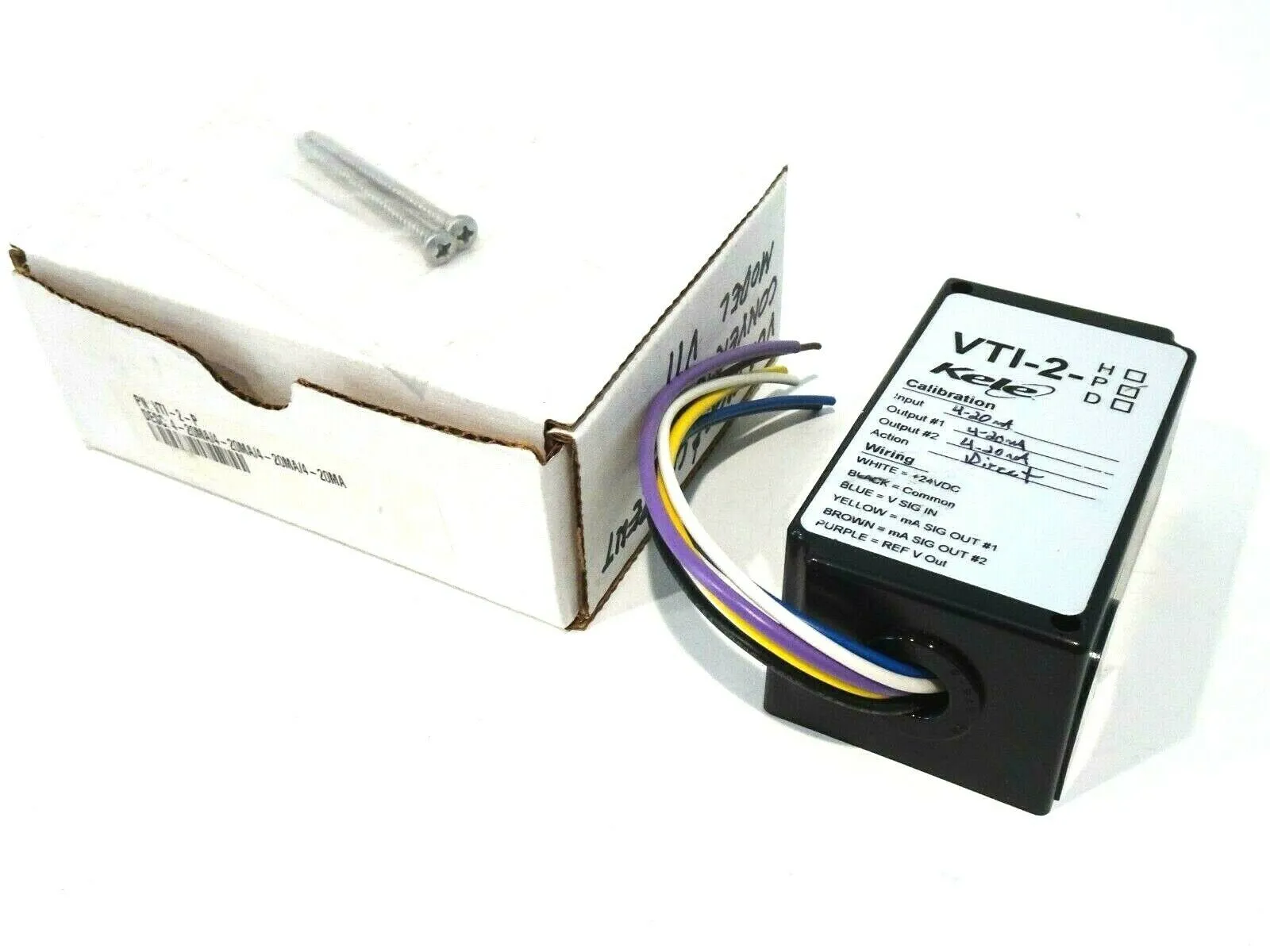 NEW KELE VTI-2-P VOLTAGE CURRENT CONVERTER VTI2P