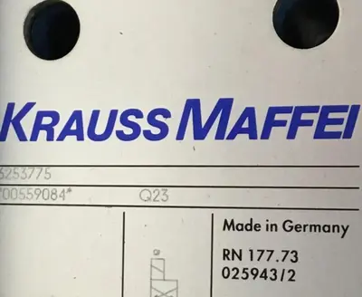 Used KRAUSS MAFFEI 6253775 Valves/Fittings Michigan US | Ideal Machinery #708821