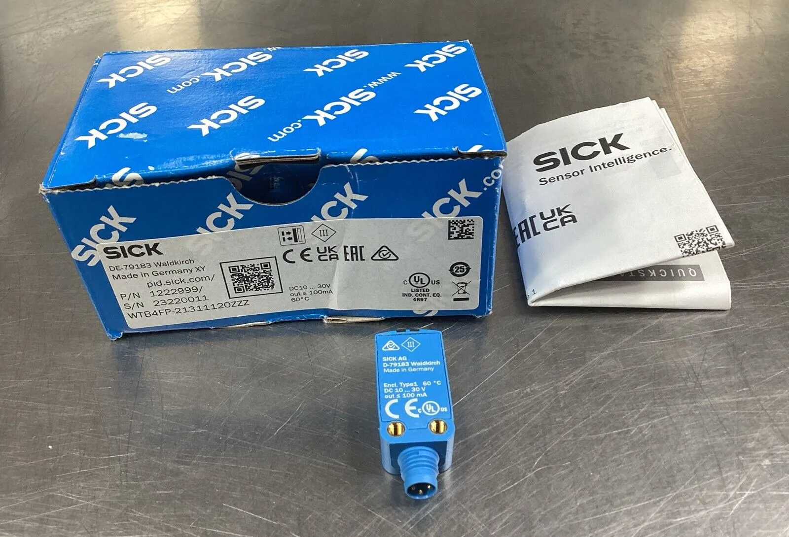 SICK WTB4FP-21311120ZZZ / 1222999 Photoelectric Sensor 10…30VDC 5C-21