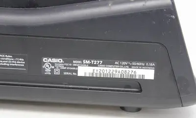 Casio SM-T277  Single Tape Thermal Print Unit With Bluetooth Cash Register