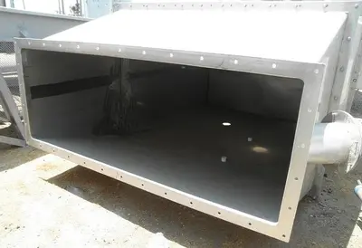 Hopper, 120 CF, S/st, 5' X 3.5' X 5', #S741238