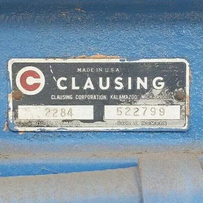 USED 1982 CLAUSING 2284