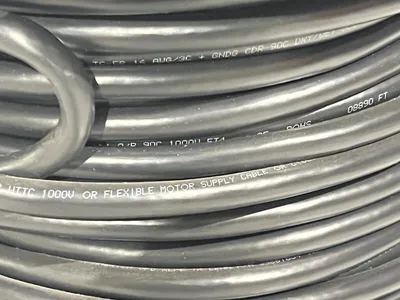 SAB 35661604 16 AWG 4C TC Foil & Braid PVC Black Wire 100FT - New