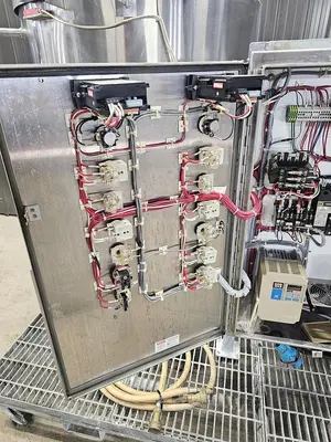 Used 100 Gallon Jacketed Tank (Kettle), With Scrape Agitation, 304 Stainless Steel