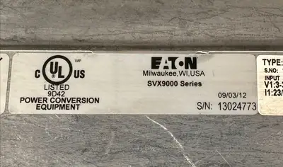 Eaton SVX015A2-4A1B1 Nema Type 12 (5.6.2)