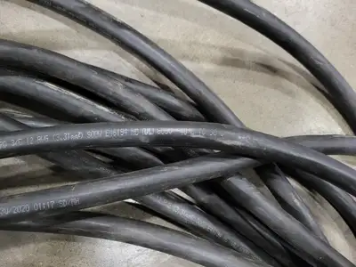 60 ft SOOW Power Extension Cord 12/3 AWG 15A 125V