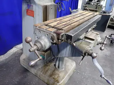 Bridgeport 42" X 9" Vertical Mill