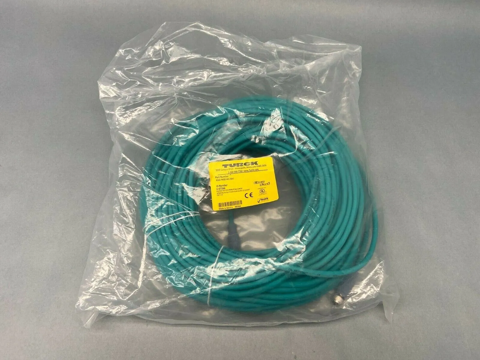 RSSD RKSD 441-50M | Turck  Double-Ended Cordset U-07266 - New