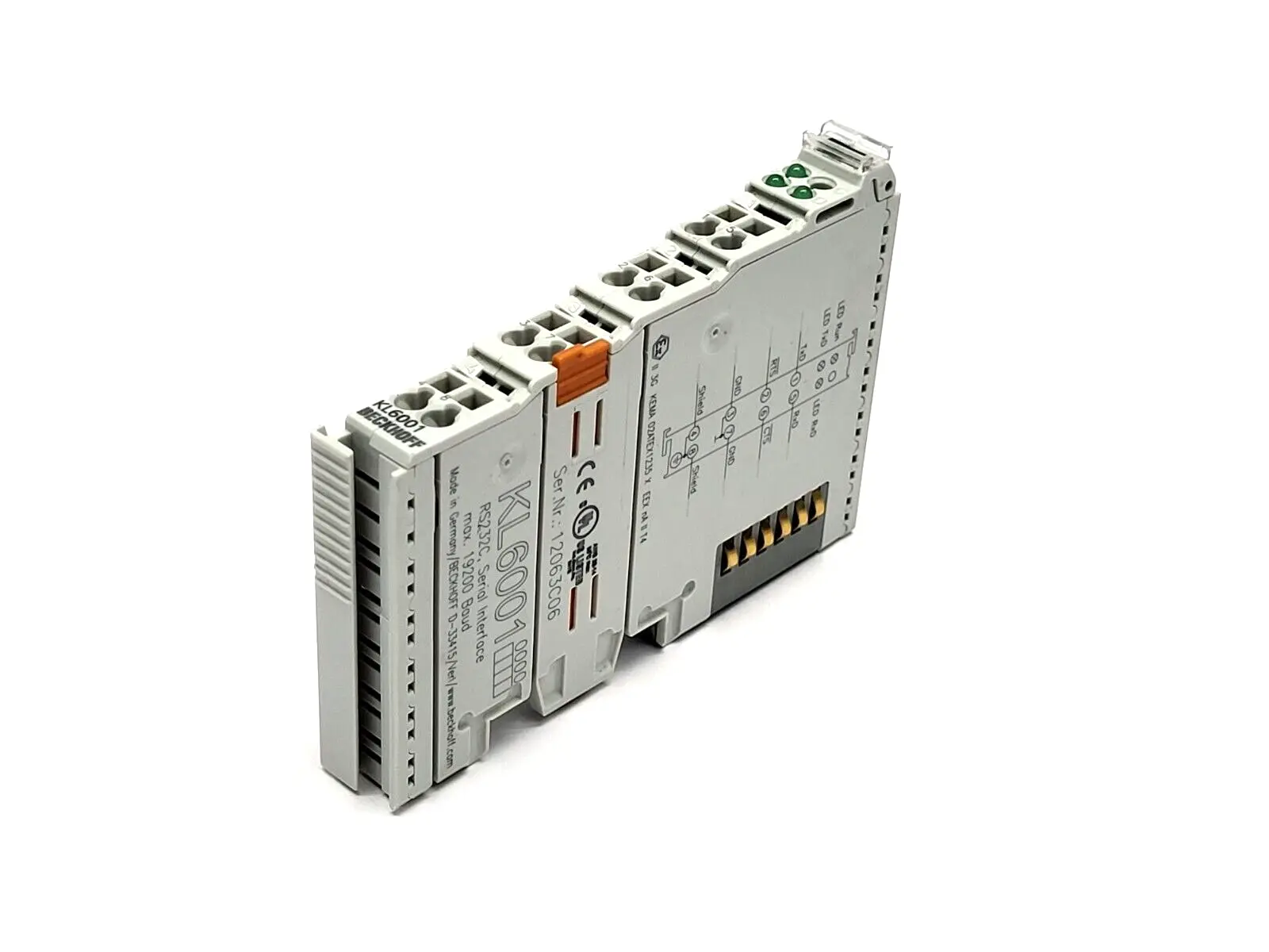 KL6001 | Beckhoff  Bus Terminal 1-Channel Communication Interface RS232 - Used