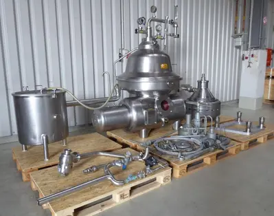 Westfalia CNB 130-01-076 bacteria separator, 316SS.
