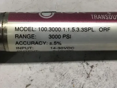 USED NOSHOK 100.3000.1.1.5.3.3SPL.ORF