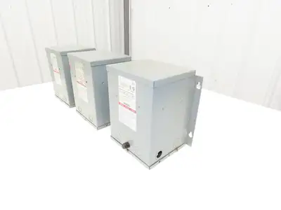 Square D 2S1F Stepdown Power Transformer 2KVA 1Ph HV 240/480 LV 120/240 Lot of 3