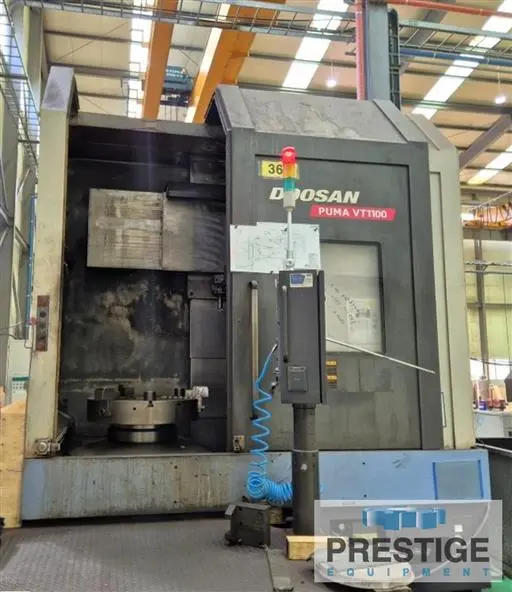 Used 2012 DOOSAN VT1100 Vertical Boring Mills (incld VTL) New York US | Prestige Equipment #1063474