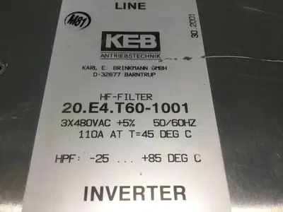USED KEB 20.E4.T60-1001