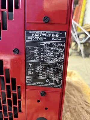 LINCOLN ELECTRIC POWERWAVE R450 Arc Welders | K.B. Industries LLC (10)