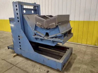 20,000 LB X 48" DELTEC HYDRAULIC SELF CONTAINED COIL CAR W/ELEVATION. STOCK # 0537126