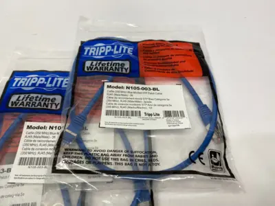 NEW TRIPP LITE CAT5E MOLDED ETHERNET PATCH CABLE