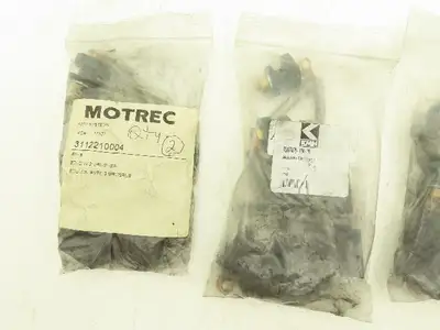 AC6-2034AS Motrec Forklift Motor Brush Kit 2-Brush with Stud 2 PC 5/8"x1"x1-1/8"