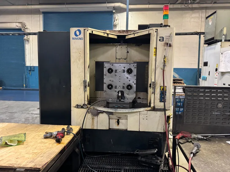 Used 2005 MAKINO A51 Horizontal Table Type Boring Mills Michigan US | Gibbs Machinery Company, Inc. #235667