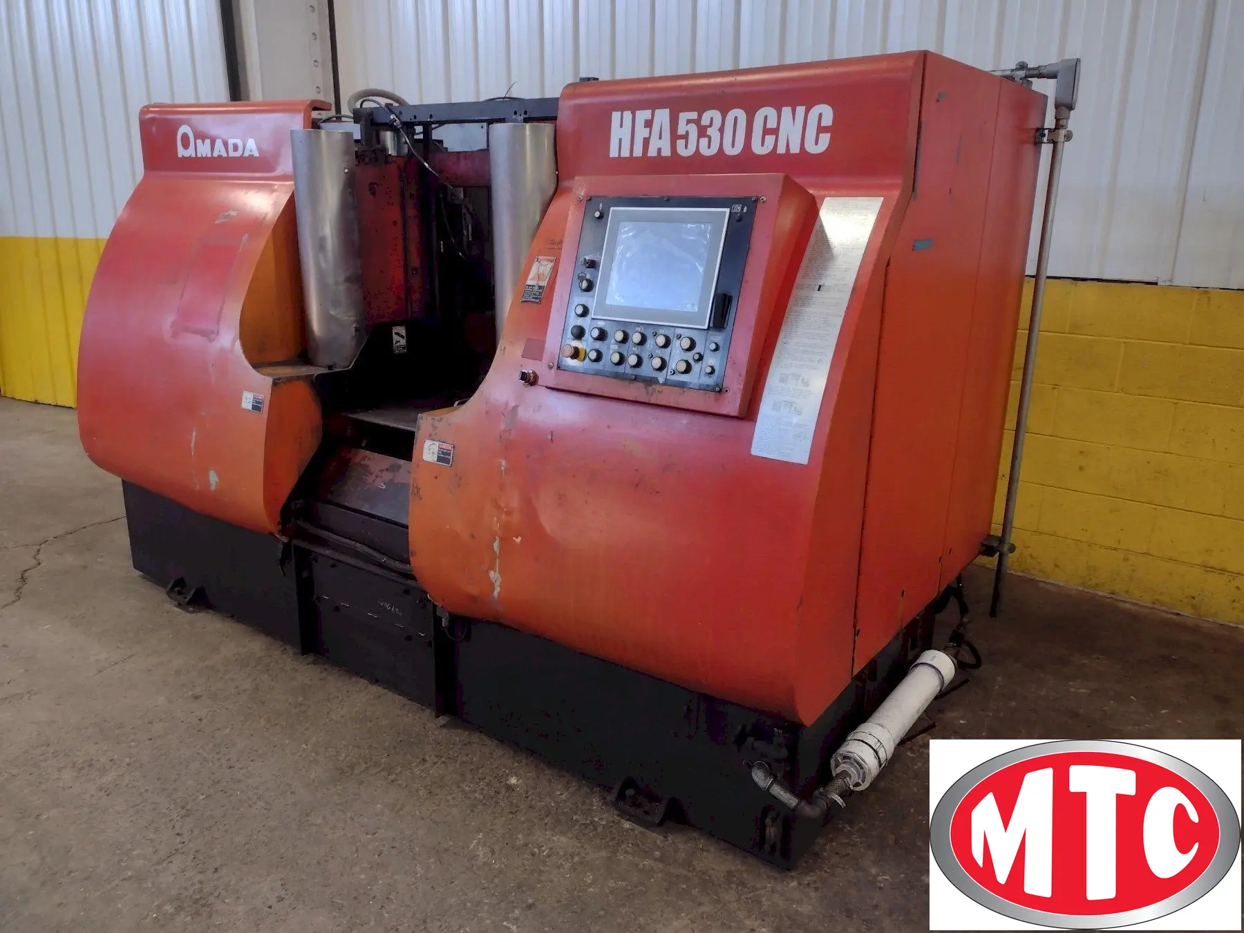 21" x 21" AMADA MODEL HFA530CNC AUTOMATIC HORIZONTAL BANDSAW