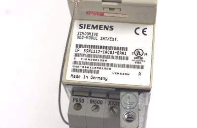 USED SIEMENS 6SN1112-1AC01-0AA1 MONITORING MODULE VER. A 6SN11121AC010AA1