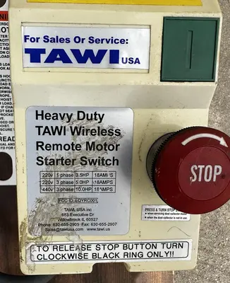 Tawi Lyftman Vacuum Lift System Pump SA350/2 ~ Foot VM180~ Filter unit ~ 40' in Rails +