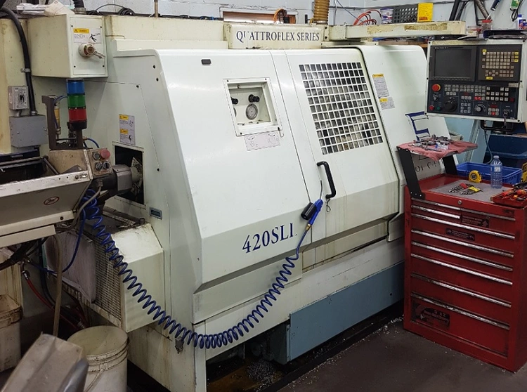 Used 1999 EUROTECH 420SLL CNC Lathes Vermont US | Two Spade Machinery LLC #507037