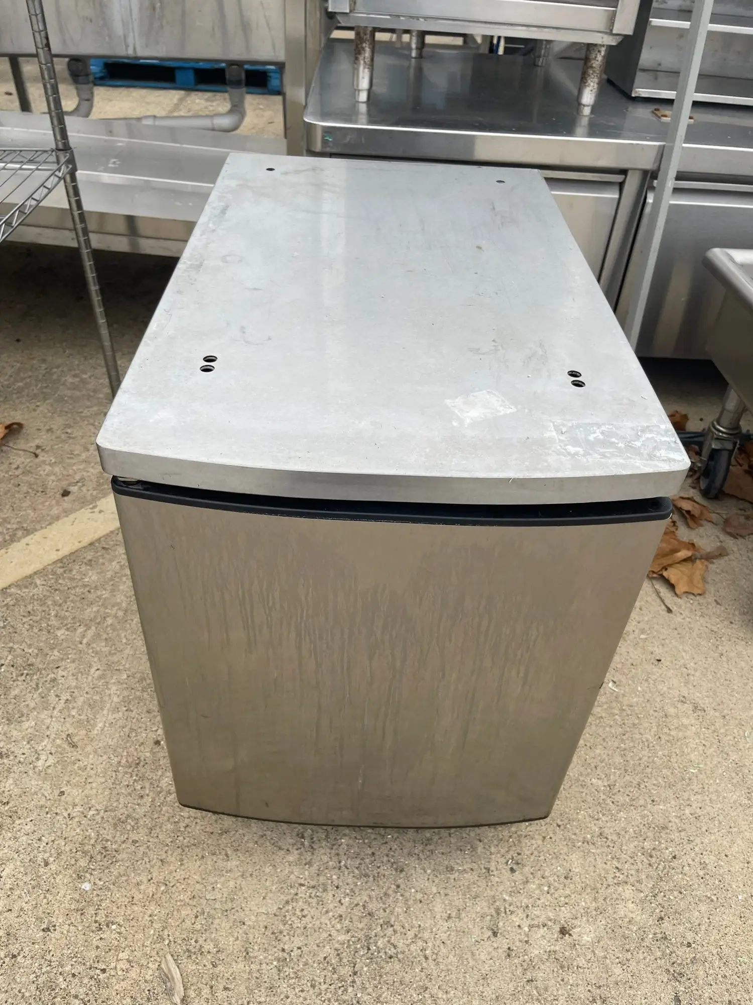 Used Taylor Used Taylor C706 - C709 Ice Cream Machine Stainless Cart with Door and Casters - SS278 Food, Restaurant, & Bakery Parts & Accessories Illinois US | Falcon Restaurant Supply #1375819