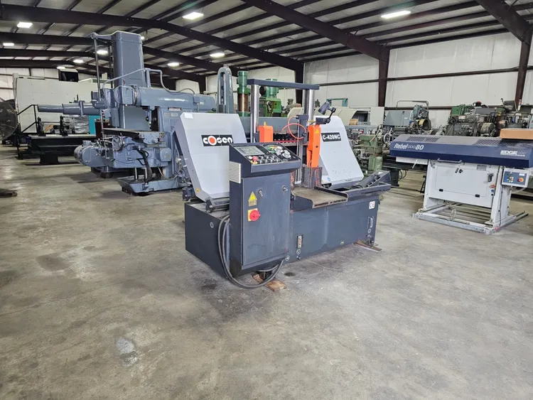 Used 2016 COSEN C-420NC Horizontal Dual Column Band Saws Texas US | N & R Machine Sales #946414