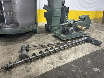 36" X 72" GOFF MODEL #3672D SPINNER HANGER SHOT BLAST CLEANING SYSTEM, NEW 2006: STOCK #22470