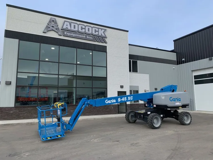 New | in-Stock 2026 GENIE S-45 XC TELESCOPIC BOOM LIFT Telescopic Boom Lifts Alberta CA | Adcock Equipment #1418021
