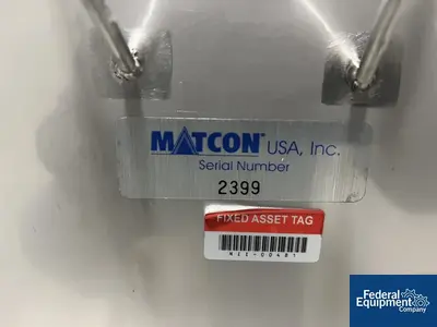 USED Matcon 500 Liter Matcon IBC Bin, S/S