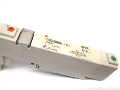USED SMC PNEUMATIC SOLENOID VALVE [RX] [G] 0.1~0.7MPA