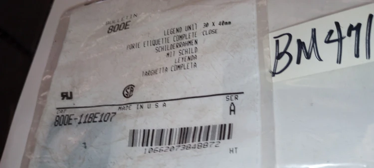 New | in-Stock Allen Bradley 800E-34BE208 Relays & Switches Arizona US | ASSET CONVERSION SPECIALISTS, INC. #1340085