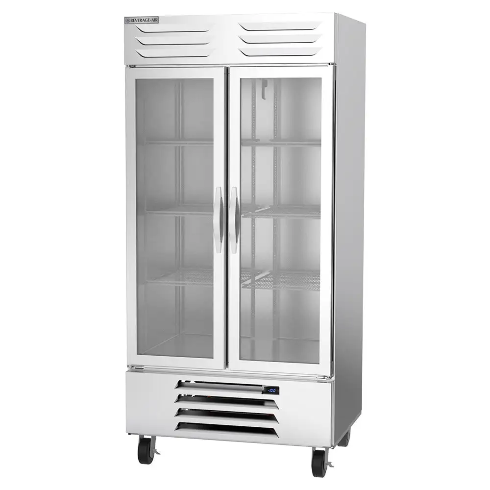 Beverage-Air FB35HC-1G 39 1/2" Vist® Two Section Reach In Freezer, (2) Left/right Hinge Glass Doors, 115v
