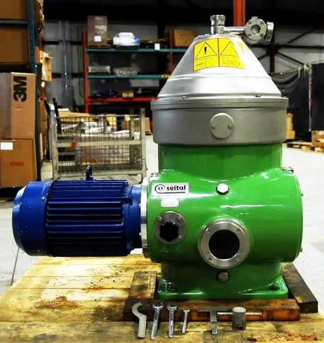 SPX Seital SE 113 TOV self-cleaning hermetic clarifier, 304SS.
