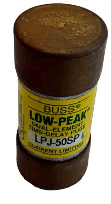 NEW 11 COOPER BUSSMANN LPJ-50SP TIME DELAY FUSES LPJ50SP
