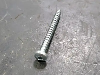 No. 10 x 2" Square Pan Head Screws Zinc Steel (Box of 195)