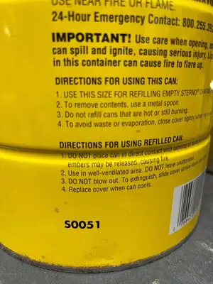 New | in-Stock Sterno New Sterno S0051 1 Gallon Ethanol Gel Chafing Fuel Food Preparation & Supplies Illinois US | Falcon Restaurant Supply #1375902