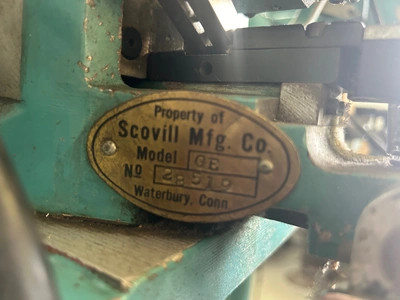 Scovill Fasteners GE Automatic Snap Button Attaching Machine Press