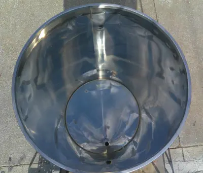 SPC9382  Tank 160 gallon vertical tank, 304 SS, slope