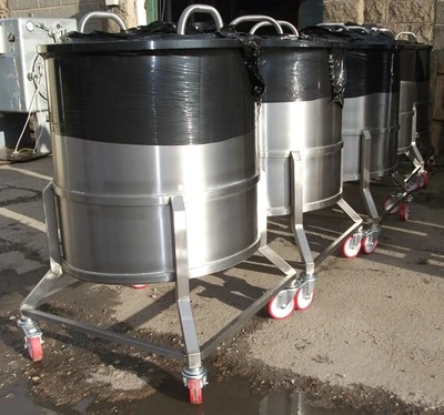 500 L S/S Trolley Tank