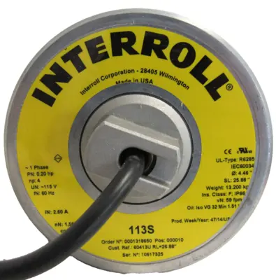 NEW INTERROLL 113S CONVEYOR DRUM ROLLER 115V 0.20 HP 113S-0.20HP