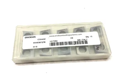 NEW ERICKSON INDEXABLE TURNING SHIM INSERT ICSN432