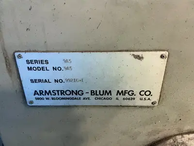 Used ARMSTRONGBLUM MFG. CO. 9A5 Horizontal Band Saws Ohio US | HGR 24 #1334581