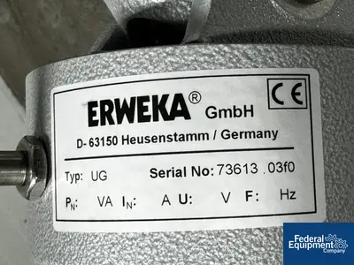 USED Erweka Erweka All Purpose System, Model AR 402, with Coating Pan, Crusher and Y Blender